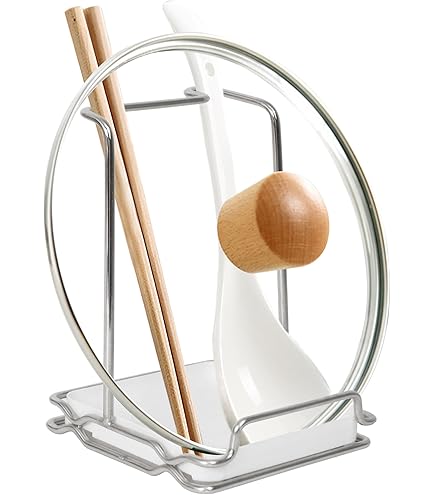 Amazon.co.jp: Creative Home ステンレススチール食器ホルダー – 6.3